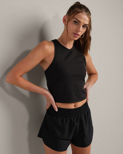 Serene Fitted Rib Tank - US 4671