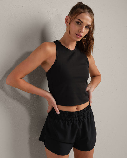 Serene Fitted Rib Tank - US 4671