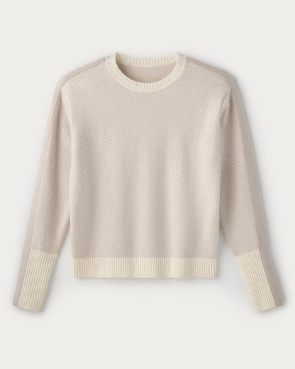 Uptown Herringbone Sweater - US 8995