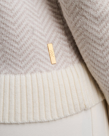 Uptown Herringbone Sweater - US 8995