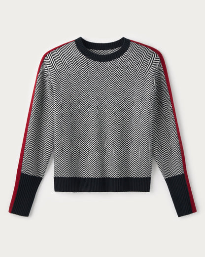 Uptown Herringbone Sweater - US 7664