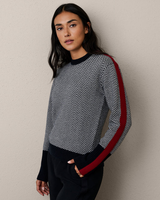 Uptown Herringbone Sweater - US 7664