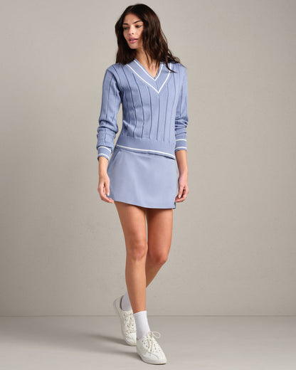 Varsity Cable Knit Sweater - US 3071