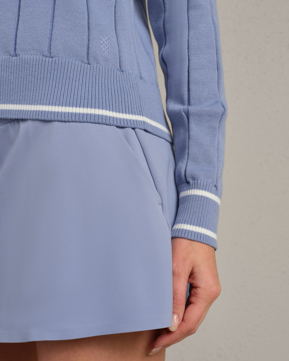 Varsity Cable Knit Sweater - US 3071