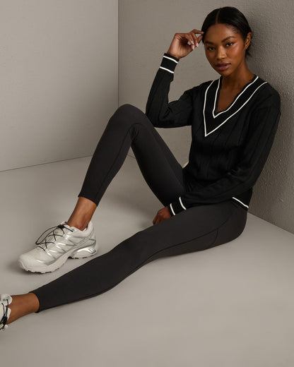 Varsity Cable Knit Sweater - US 6179