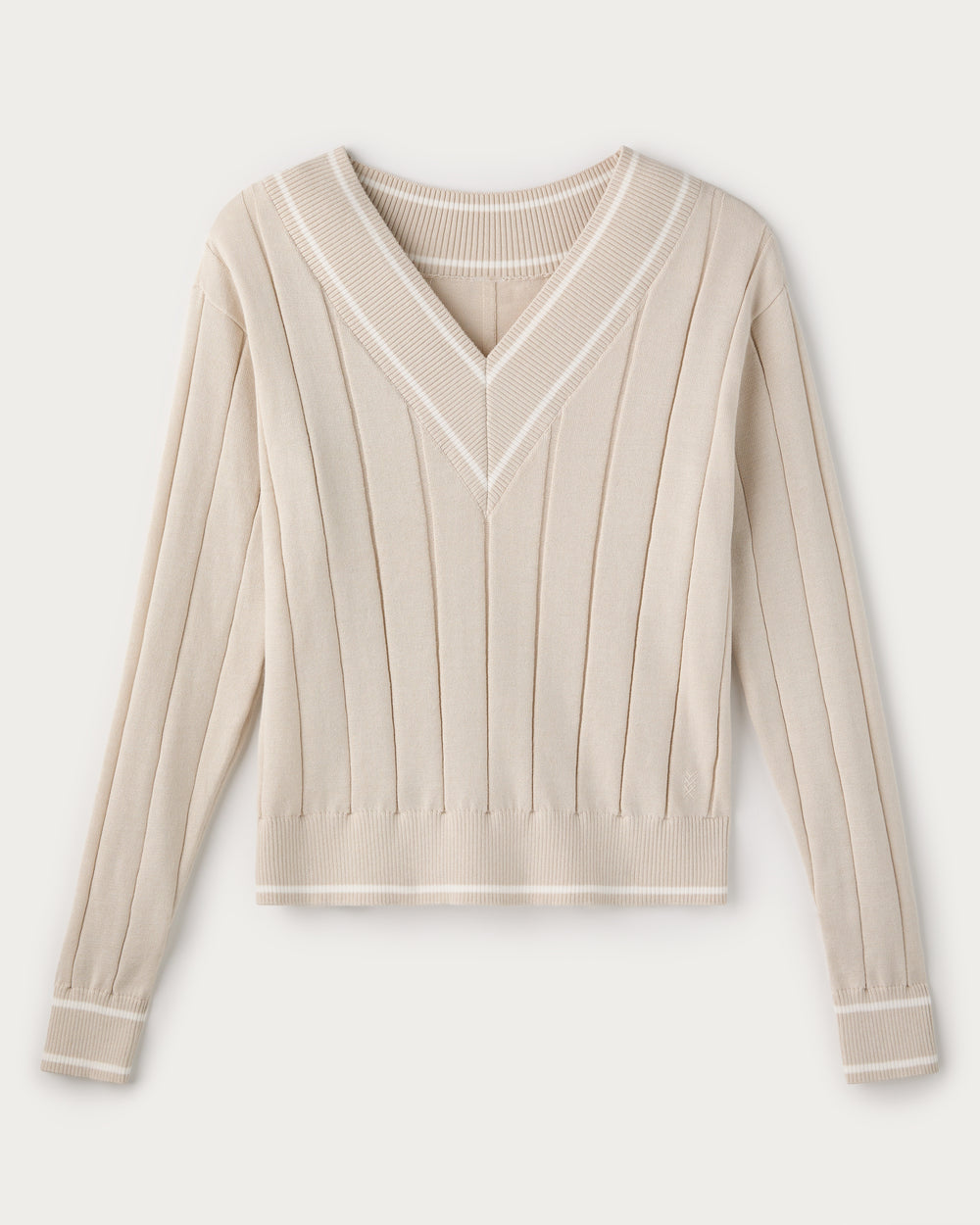 Varsity Cable Knit Sweater - US 1254