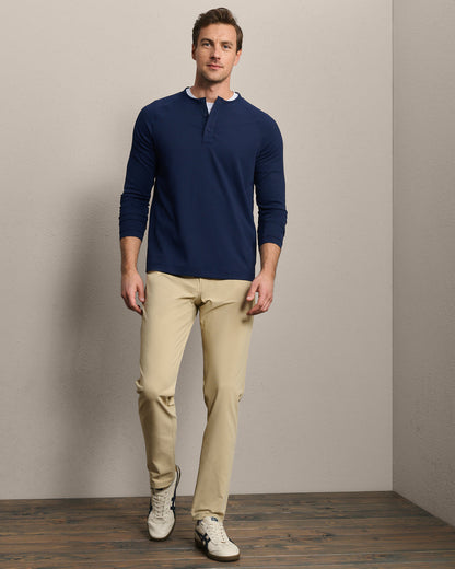 Waffle Tech Henley - US 8500