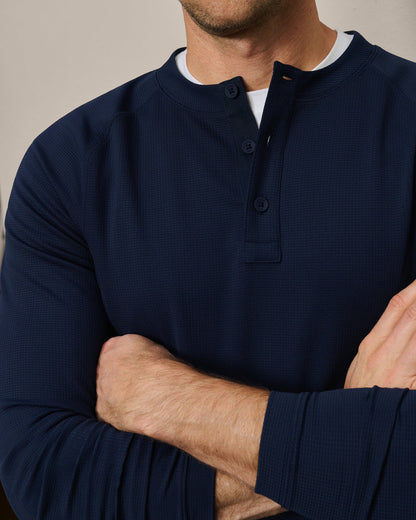 Waffle Tech Henley - US 8500